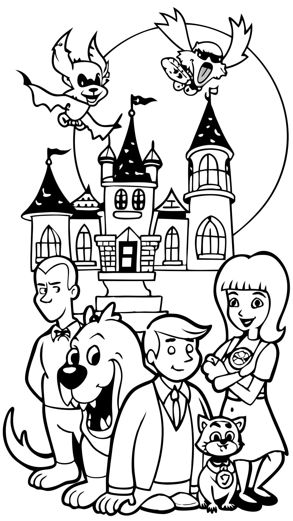 coloriages gratuits de scooby doo